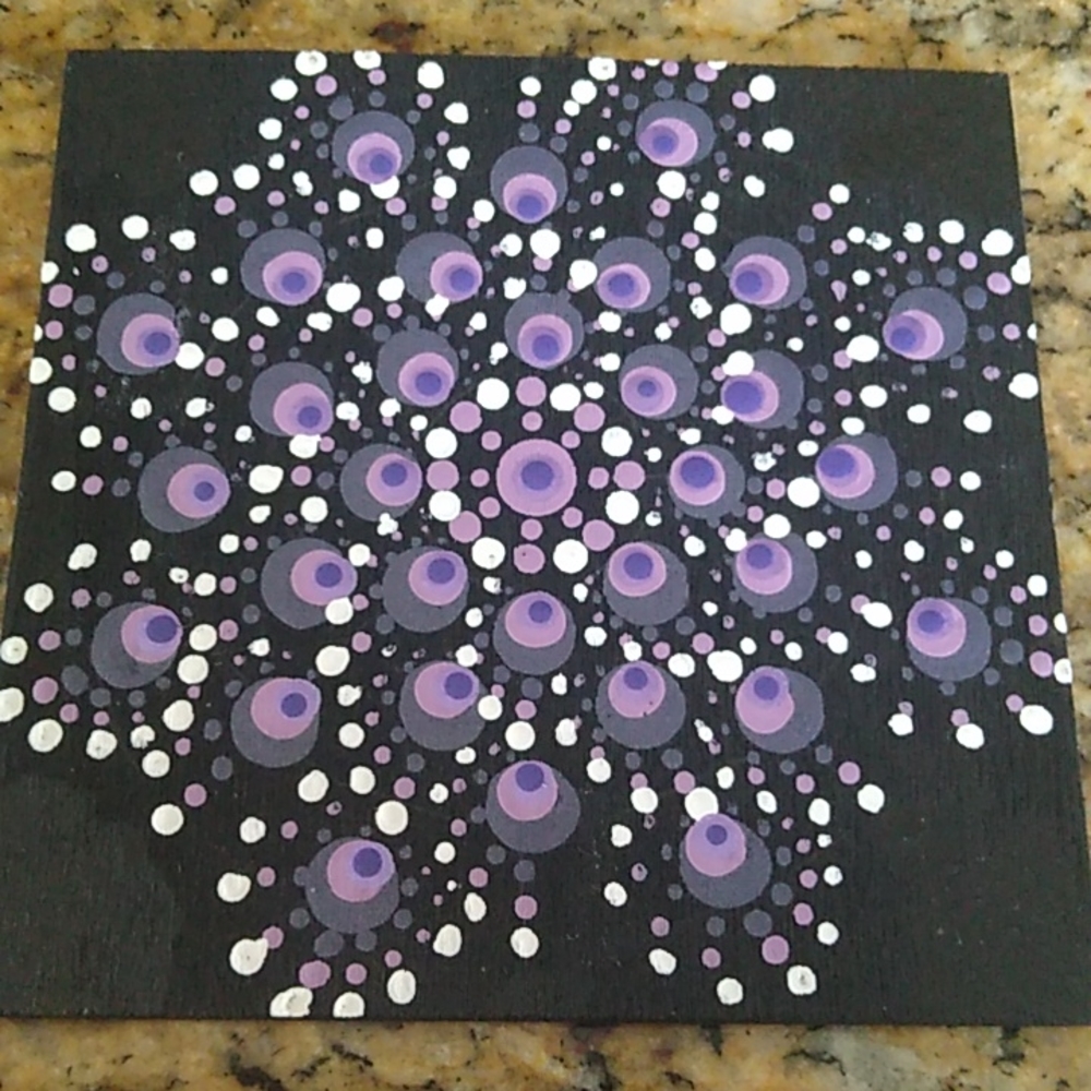 Hand Painted Mandala